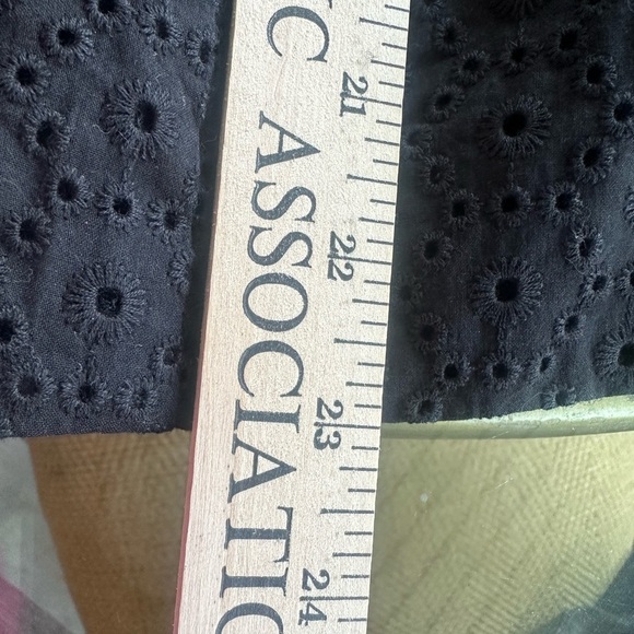 Flamenco Jacket- Black Eyelet Lace L/S Sz 6 Cottagecore Romantic Feminine Career - Picture 9 of 11